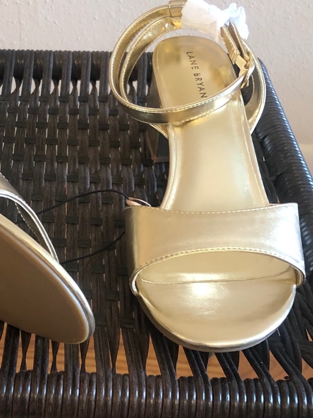 Lane Bryant Gold Sandals